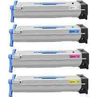 4 Pack Compatible HP W9050MC W9051MC W9053MC W9052MC Toner Cartridge Set