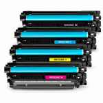 4 Pack Compatible HP W9250MC W9251MC W9253MC W9252MC Toner Cartridge Set