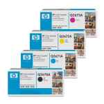 4 Pack Genuine HP Q2670A Q2671A Q2672A Q2673A Toner Cartridge Set 309A