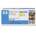 1 x Genuine HP Q2672A Yellow Toner Cartridge 309A