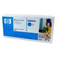 1 x Genuine HP Q6001A Cyan Toner Cartridge 124A