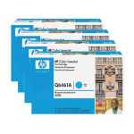 4 Pack Genuine HP Q6460A Q6461A Q6462A Q6463A Toner Cartridge Set 644A