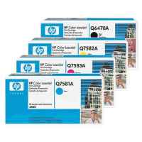 4 Pack Genuine HP Q6470A Q7581A Q7582A Q7583A Toner Cartridge Set 501A 503A