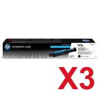 3 x Genuine HP W1143A Toner Cartridge 143A