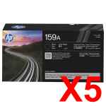 5 x Genuine HP W1590A Toner Cartridge 159A
