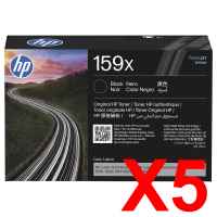 5 x Genuine HP W1590X Toner Cartridge 159X