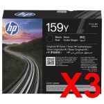 3 x Genuine HP W1590Y Toner Cartridge 159Y