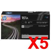 5 x Genuine HP W1610A Toner Cartridge 161A