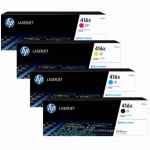 4 Pack Genuine HP W2040X W2041X W2042X W2043X Toner Cartridge Set 416X