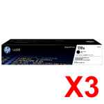 3 x Genuine HP W2090A Black Toner Cartridge 119A