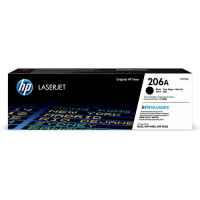 1 x Genuine HP W2110A Black Toner Cartridge 206A