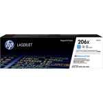 1 x Genuine HP W2111X Cyan Toner Cartridge 206X