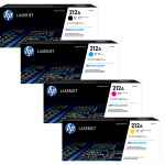 4 Pack Genuine HP W2120A W2121A W2122A W2123A Toner Cartridge Set 212A