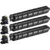 3 x Non-Genuine TK-8529K Black Toner Cartridge for Kyocera TASKAlfa-4052ci