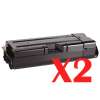 2 x Non-Genuine TK-1134 Toner Cartridge for Kyocera FS-1030MFP FS-1130MFP