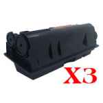 3 x Non-Genuine TK-120 Toner Cartridge for Kyocera FS-1030D FS1030D