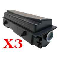 3 x Non-Genuine TK-144 Toner Cartridge for Kyocera FS-1100 FS1100