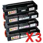 3 Lots of 4 Pack Non-Genuine TK-154 Toner Cartridge Set for Kyocera FS-C1020MFP