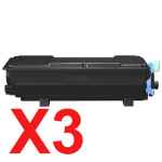 3 x Non-Genuine TK-3404 Toner Cartridge for Kyocera PA4500 MA4500