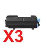3 x Non-Genuine TK-3414 Toner Cartridge for Kyocera PA5000