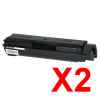 2 x Non-Genuine TK-5144K Black Toner Cartridge for Kyocera P6130 M6030 M6530