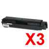 3 x Non-Genuine TK-5144K Black Toner Cartridge for Kyocera P6130 M6030 M6530