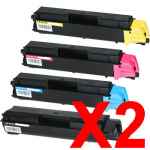 2 Lots of 4 Pack Non-Genuine TK-5144 Toner Cartridge Set for Kyocera P6130 M6030 M6530