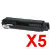 5 x Non-Genuine TK-5154K Black Toner Cartridge for Kyocera P6035 M6535