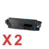 2 x Non-Genuine TK-5164K Black Toner Cartridge for Kyocera P7040