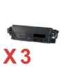 3 x Non-Genuine TK-5164K Black Toner Cartridge for Kyocera P7040