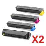 2 Lots of 4 Pack Non-Genuine TK-5199 Toner Cartridge Set for Kyocera TASKAlfa-306ci