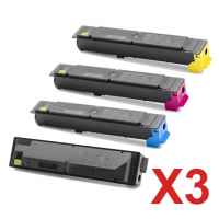 3 Lots of 4 Pack Non-Genuine TK-5199 Toner Cartridge Set for Kyocera TASKAlfa-306ci
