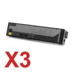 3 x Non-Genuine TK-5209K Black Toner Cartridge for Kyocera TASKAlfa-356ci