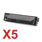 5 x Non-Genuine TK-5209K Black Toner Cartridge for Kyocera TASKAlfa-356ci