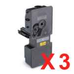 3 x Non-Genuine TK-5234K Black Toner Cartridge for Kyocera P5021 M5521