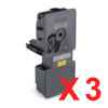 3 x Non-Genuine TK-5244K Black Toner Cartridge for Kyocera P5026 M5526 