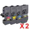 2 Lots of 4 Pack Non-Genuine TK-5244 Toner Cartridge Set for Kyocera P5026 M5526 