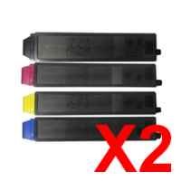 2 Lots of 4 Pack Non-Genuine TK-5274 Toner Cartridge Set for Kyocera P6230 M6230 M6630