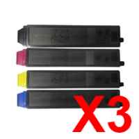 3 Lots of 4 Pack Non-Genuine TK-5274 Toner Cartridge Set for Kyocera P6230 M6230 M6630