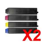 2 Lots of 4 Pack Non-Genuine TK-5284 Toner Cartridge Set for Kyocera P6235 M6635