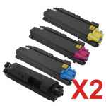 2 Lots of 4 Pack Non-Genuine TK-5294 Toner Cartridge Set for Kyocera P7240