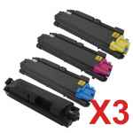 3 Lots of 4 Pack Non-Genuine TK-5294 Toner Cartridge Set for Kyocera P7240
