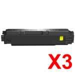 3 x Non-Genuine TK-5374K Black Toner Cartridge for Kyocera PA3500 MA3500