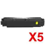 5 x Non-Genuine TK-5374K Black Toner Cartridge for Kyocera PA3500 MA3500