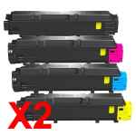 2 Lots of 4 Pack Non-Genuine TK-5374 Toner Cartridge Set for Kyocera PA3500 MA3500