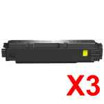 3 x Non-Genuine TK-5384K Black Toner Cartridge for Kyocera PA4000 MA4000