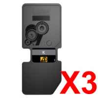 3 x Non-Genuine TK-5444K Black Toner Cartridge for Kyocera PA2100 MA2100