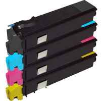 4 Pack Non-Genuine TK-544 Toner Cartridge Set for Kyocera FS-C5100DN