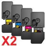2 Lots of 4 Pack Non-Genuine TK-5494 Toner Cartridge Set for Kyocera PA2101 MA2101