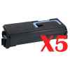 5 x Non-Genuine TK-564K Black Toner Cartridge for Kyocera FS-C5300DN